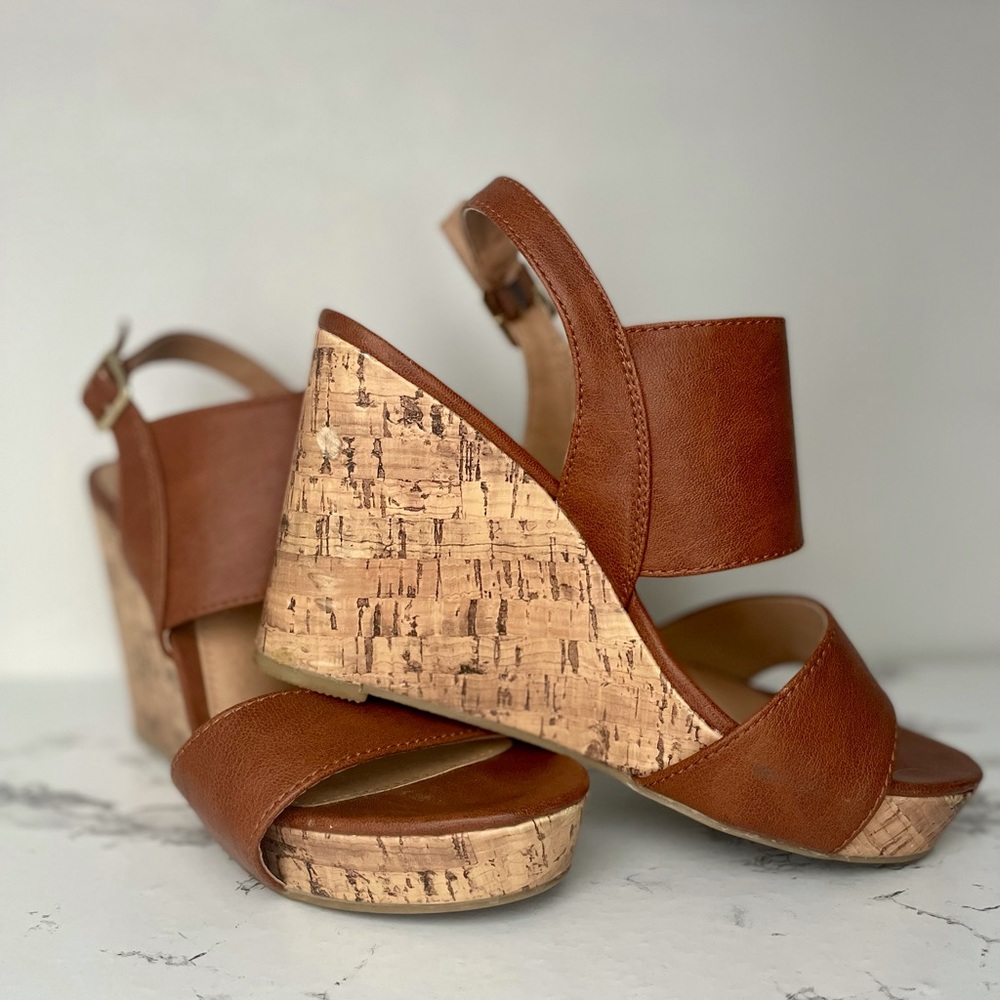 Brown Cork Wedge